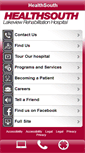 Mobile Screenshot of healthsouthlakeview.com